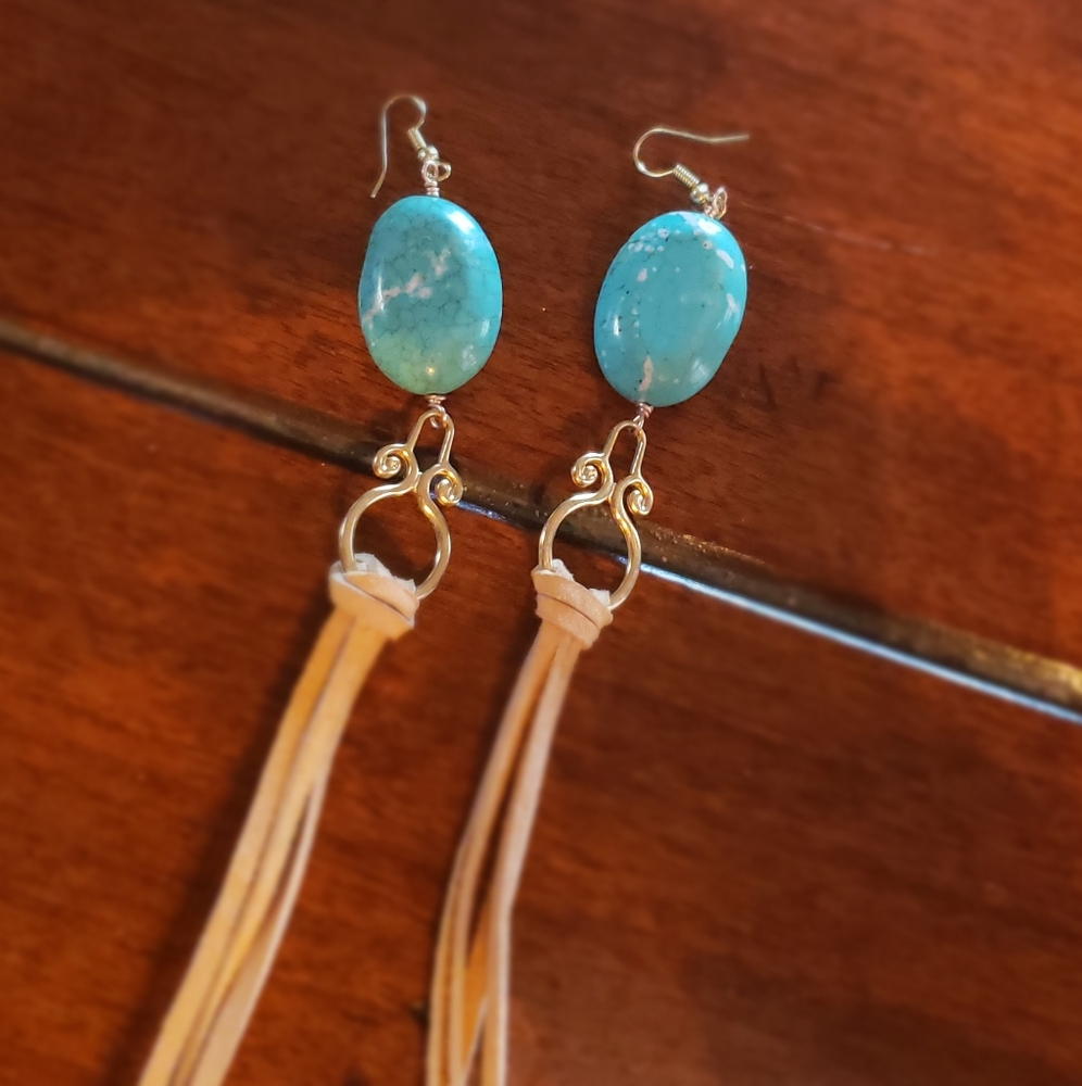 Turquoise earrings